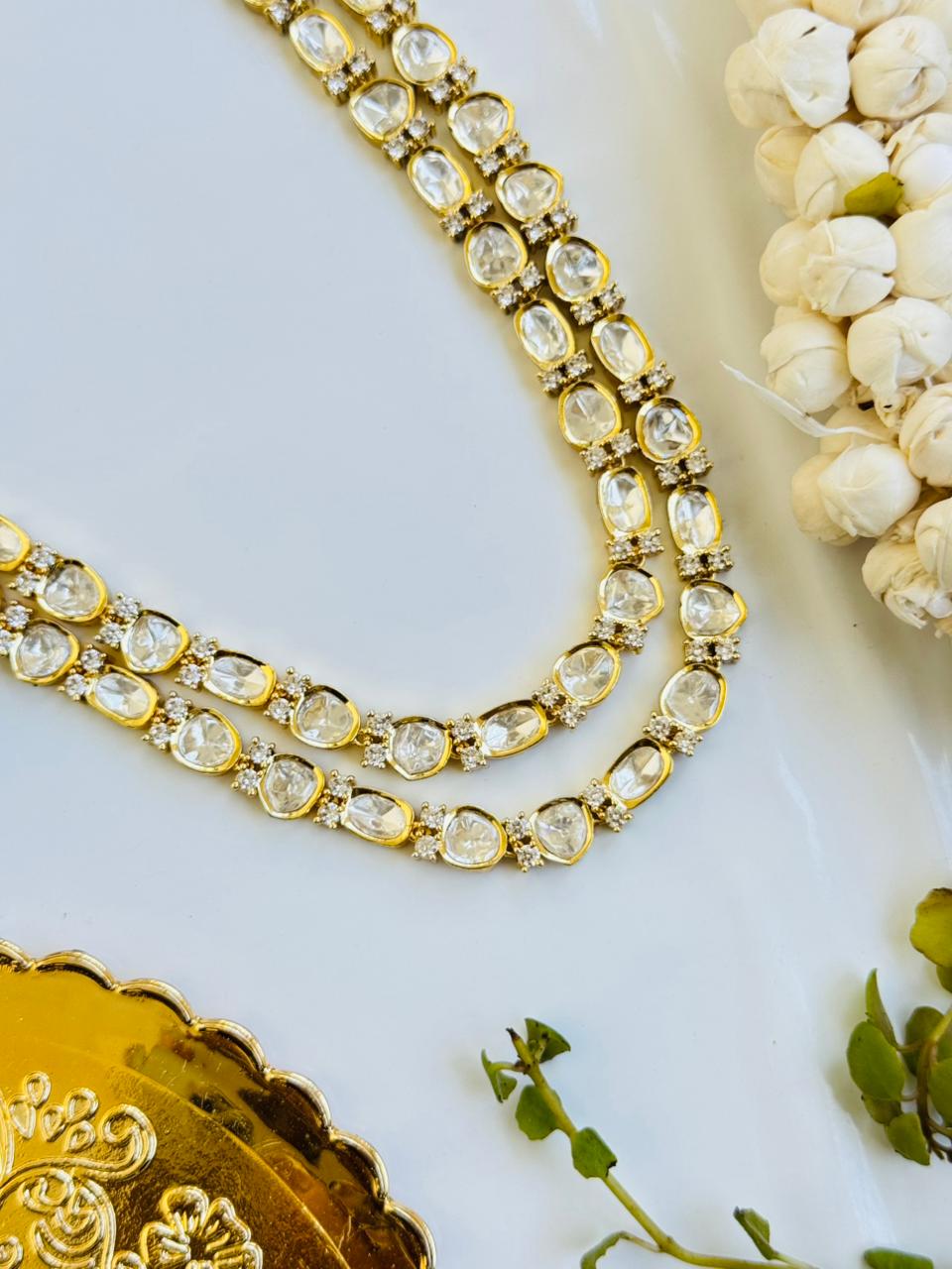 Uncut polki Necklace