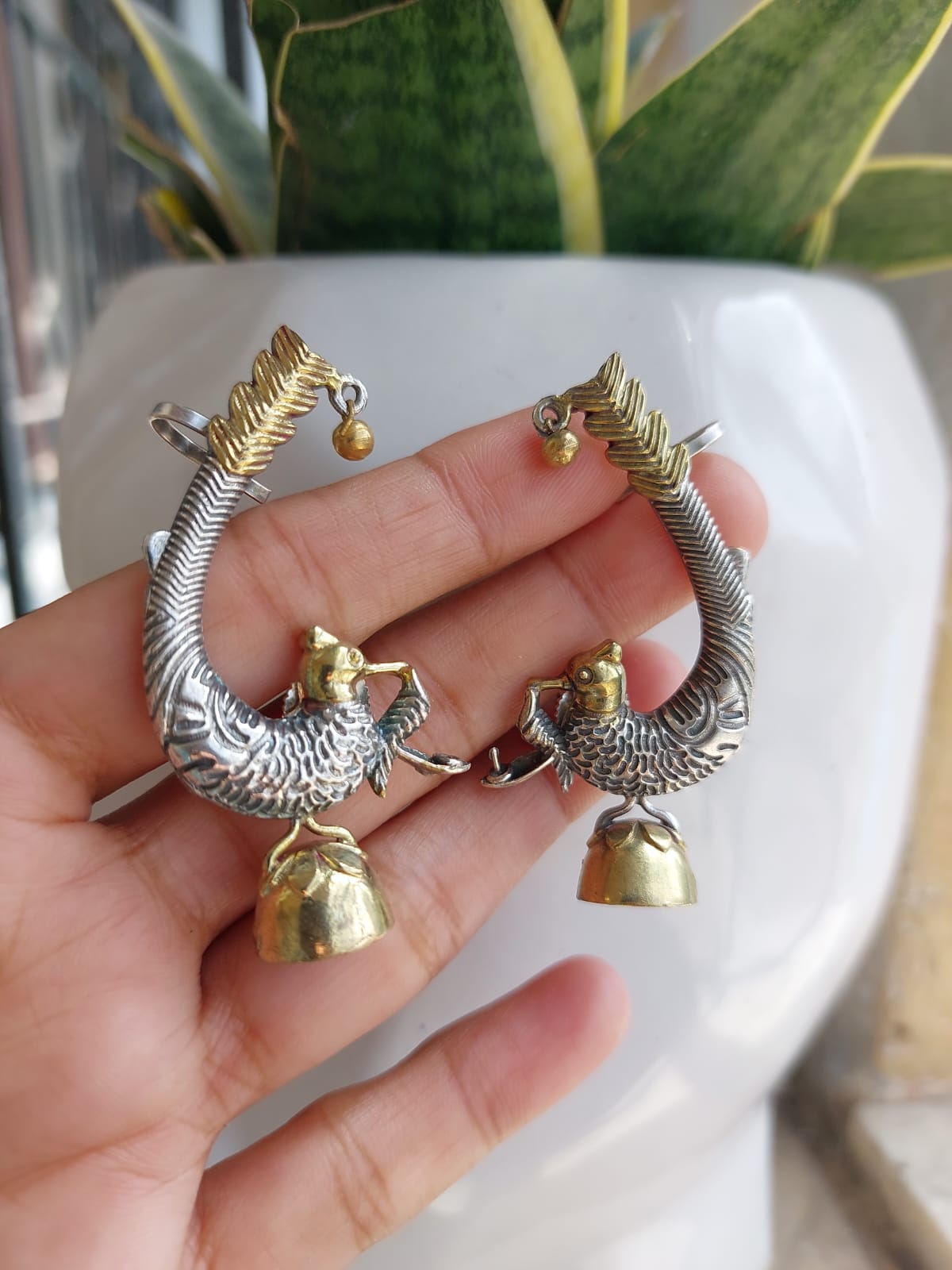 Earring silver replica