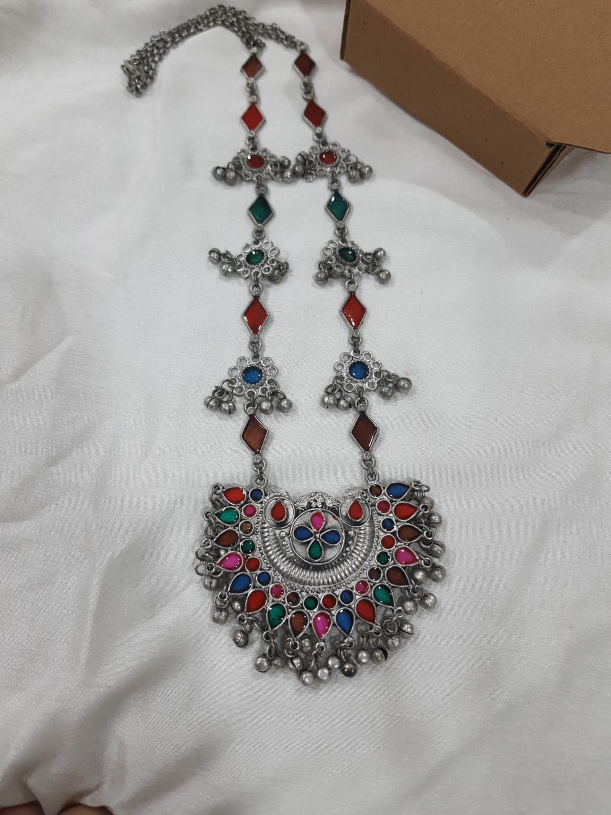 Long Necklace oxodised