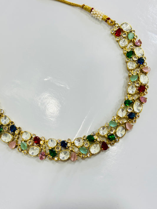 Polki  Necklace choker