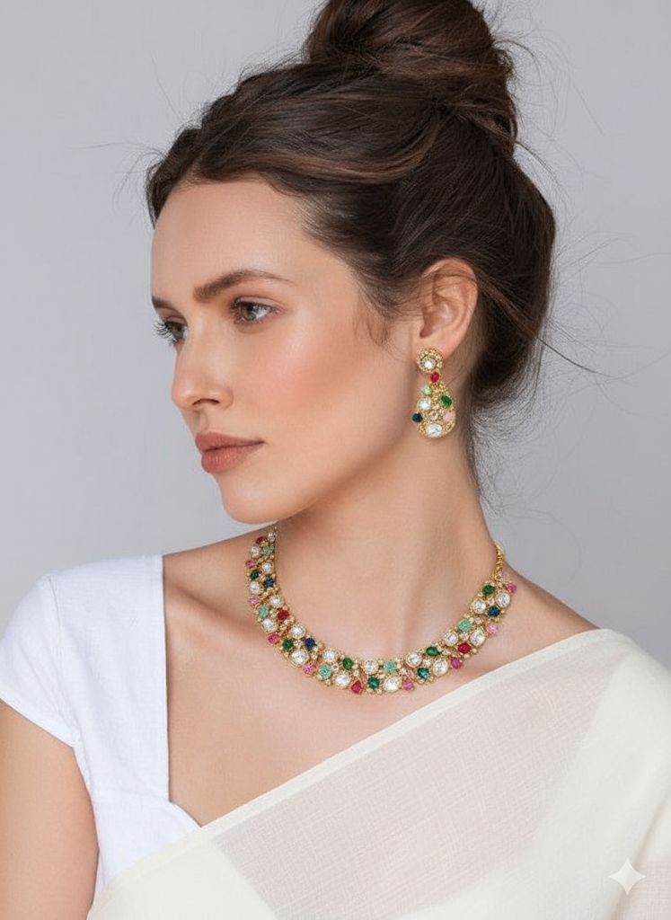 Polki Necklace choker