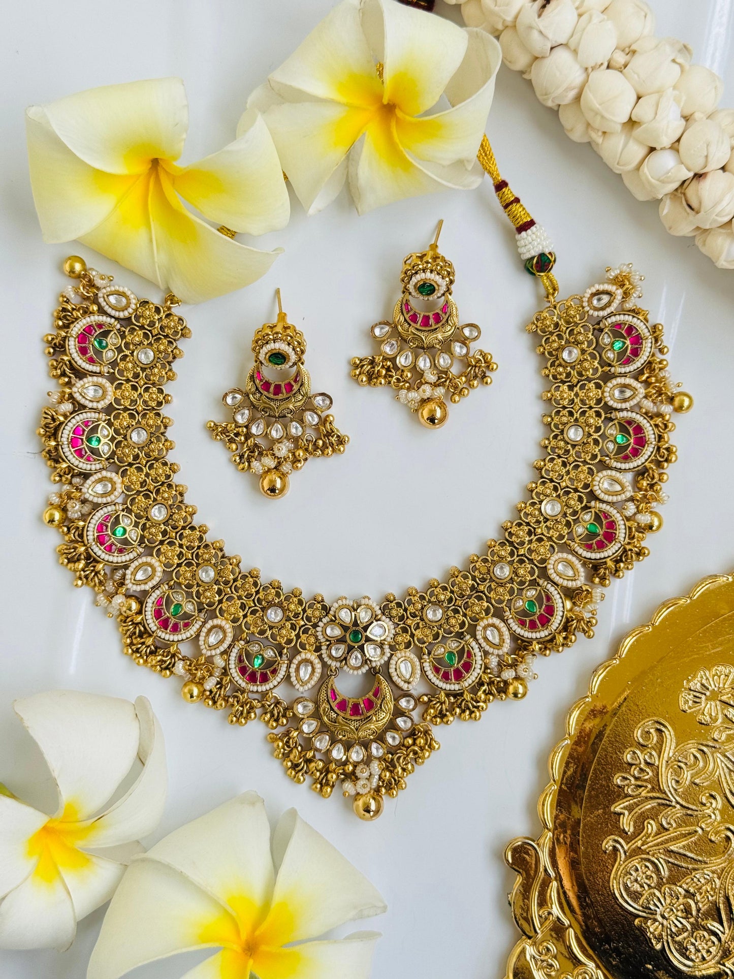 Rajwadi heritage necklace