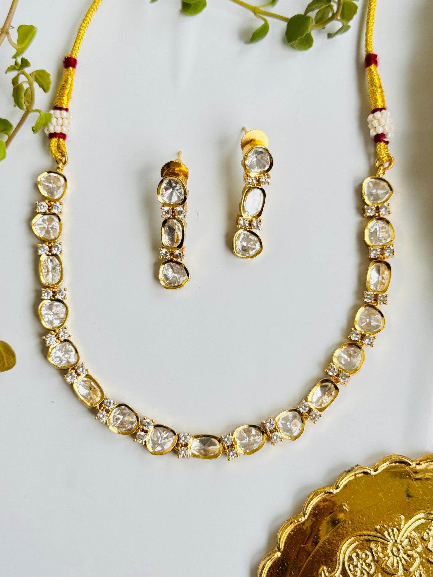 Uncut polki Necklace