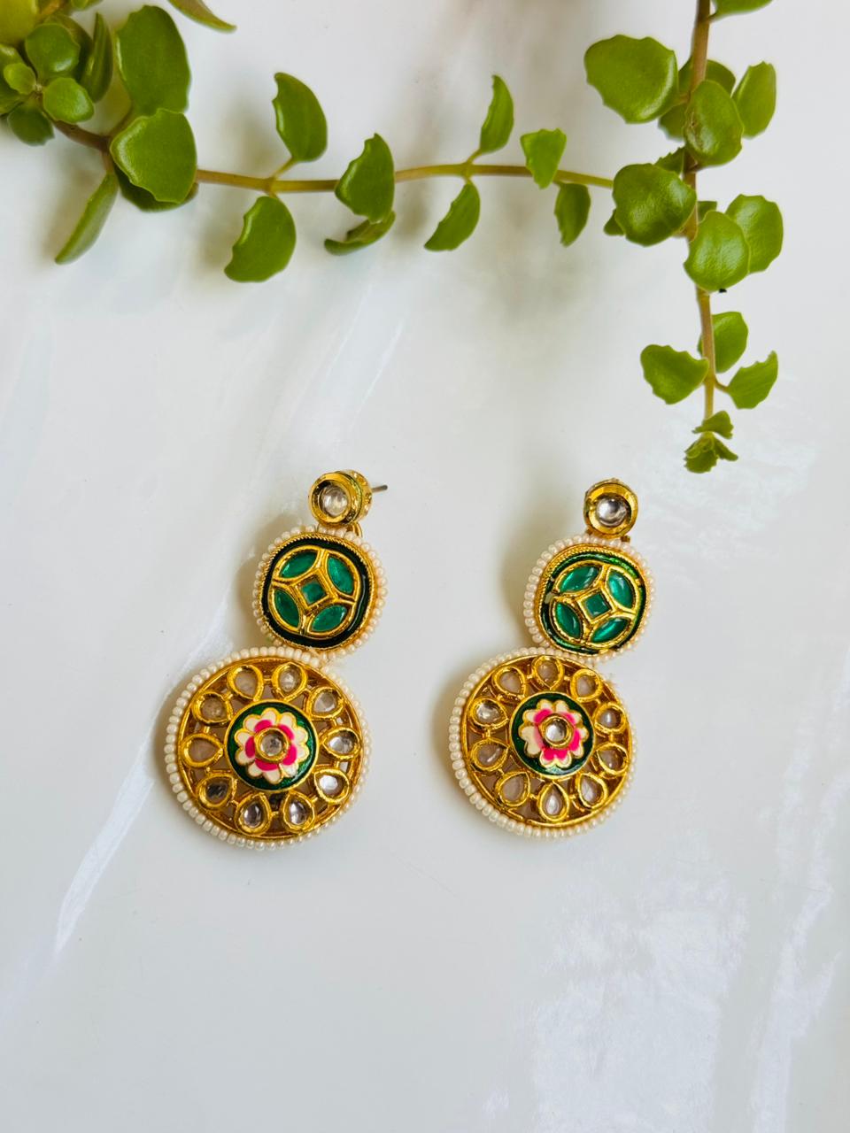 Earring kundan