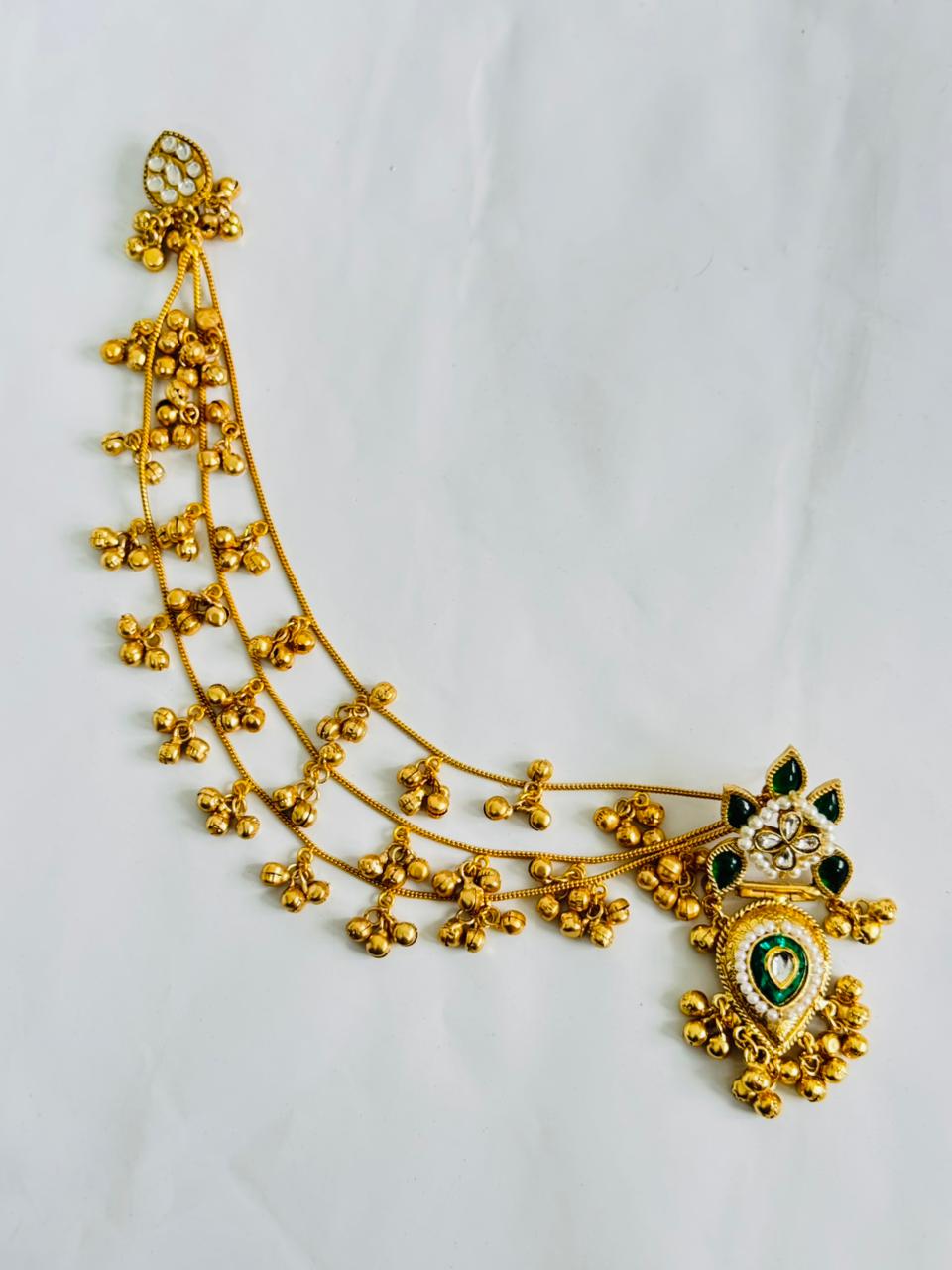 kashmiri EARRING with chain