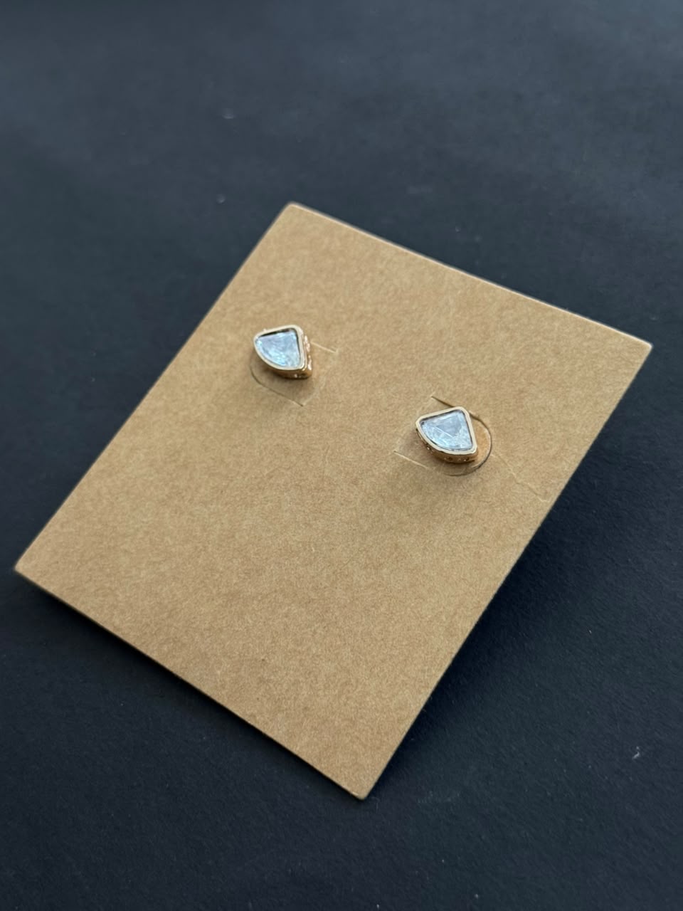 Solitaire Stud Earrings