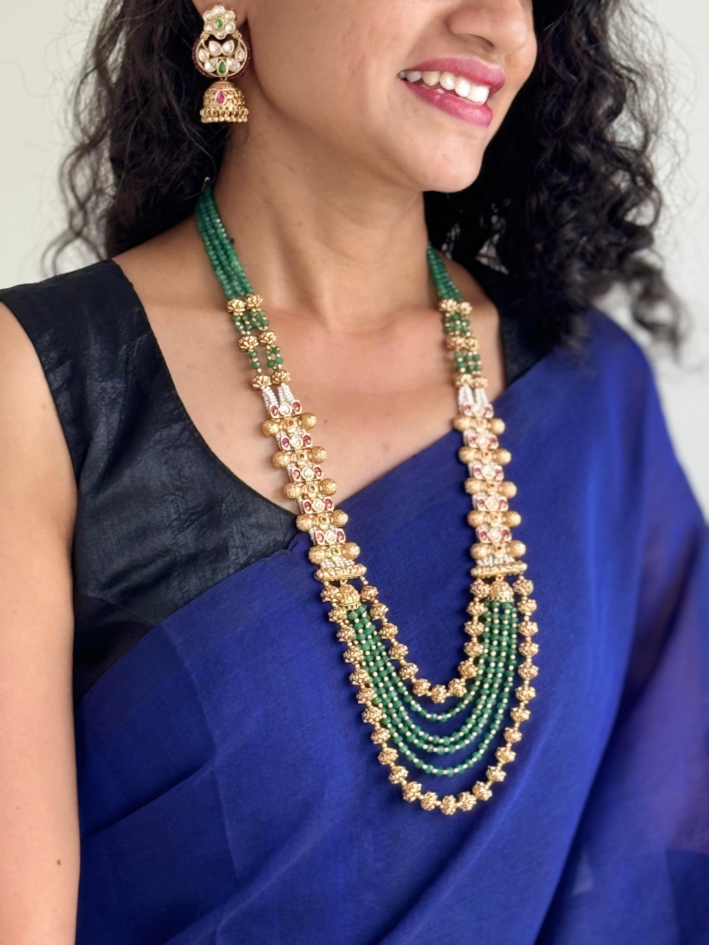 Green long Necklace