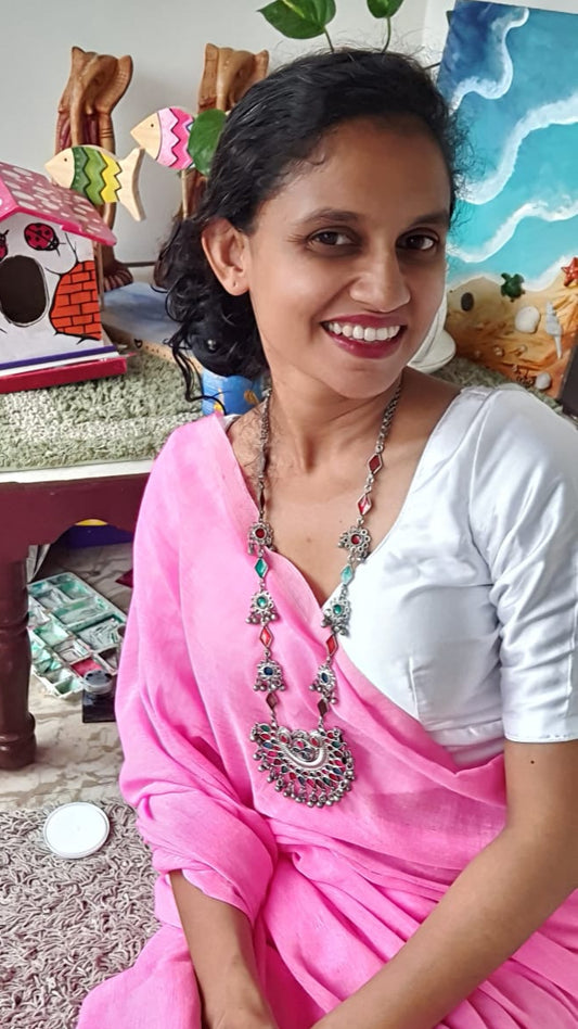 Long Necklace oxodised