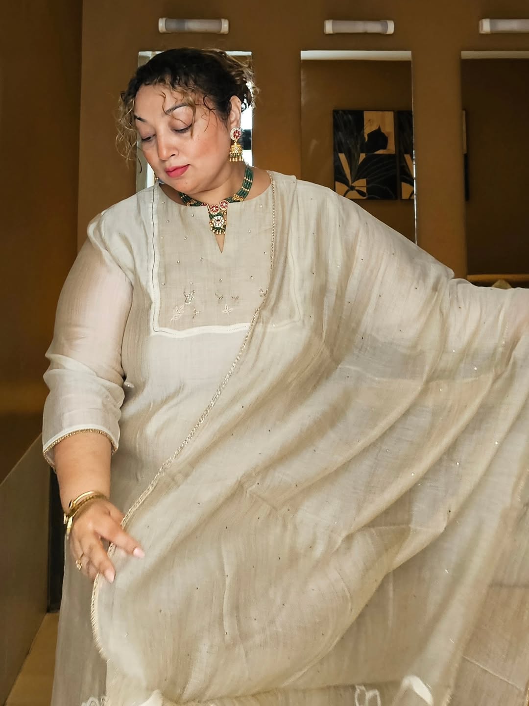 Uncut polki Necklace