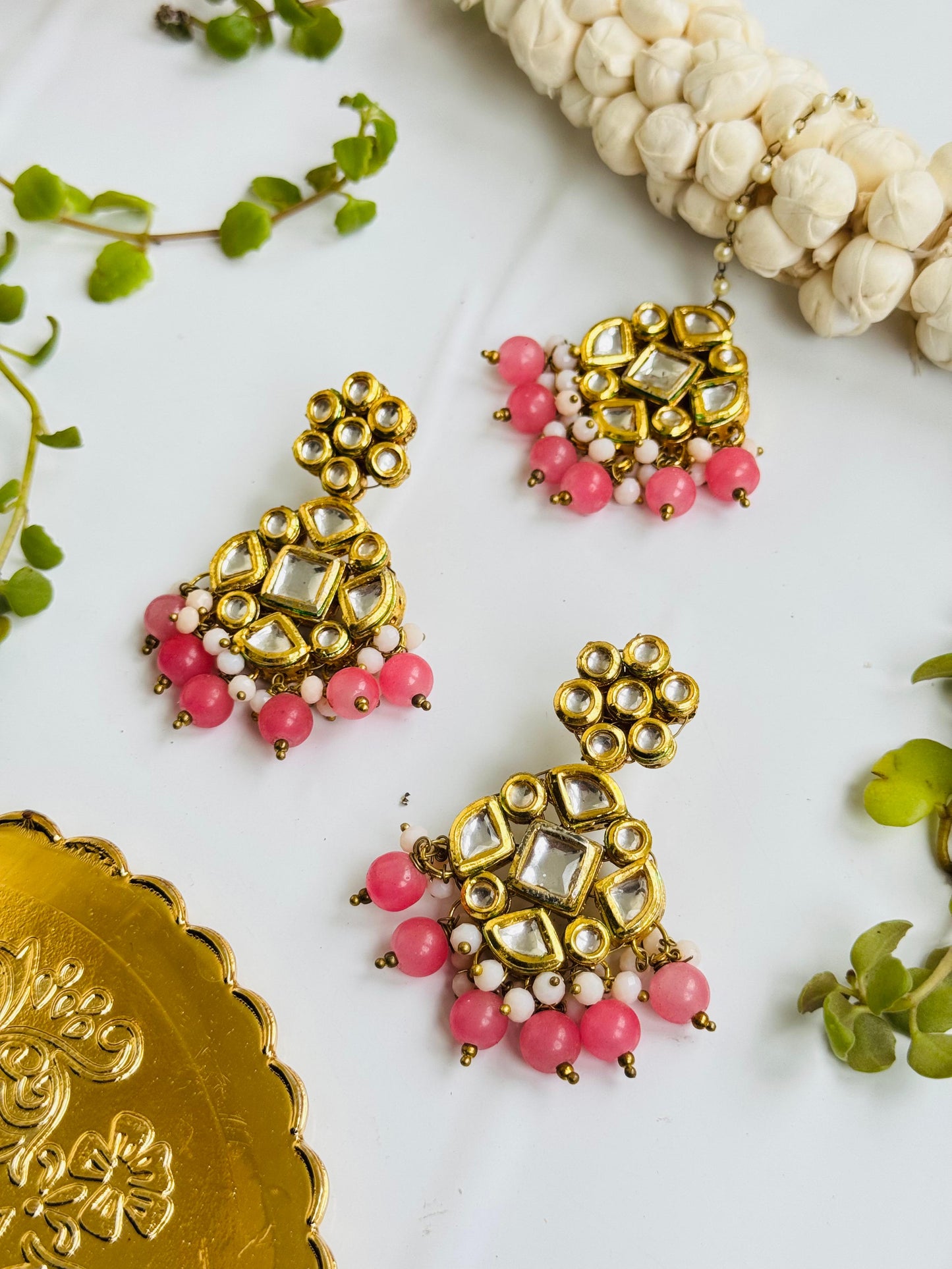 Earring pachi kundan