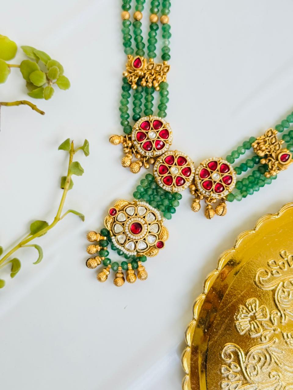 Uncut polki Necklace