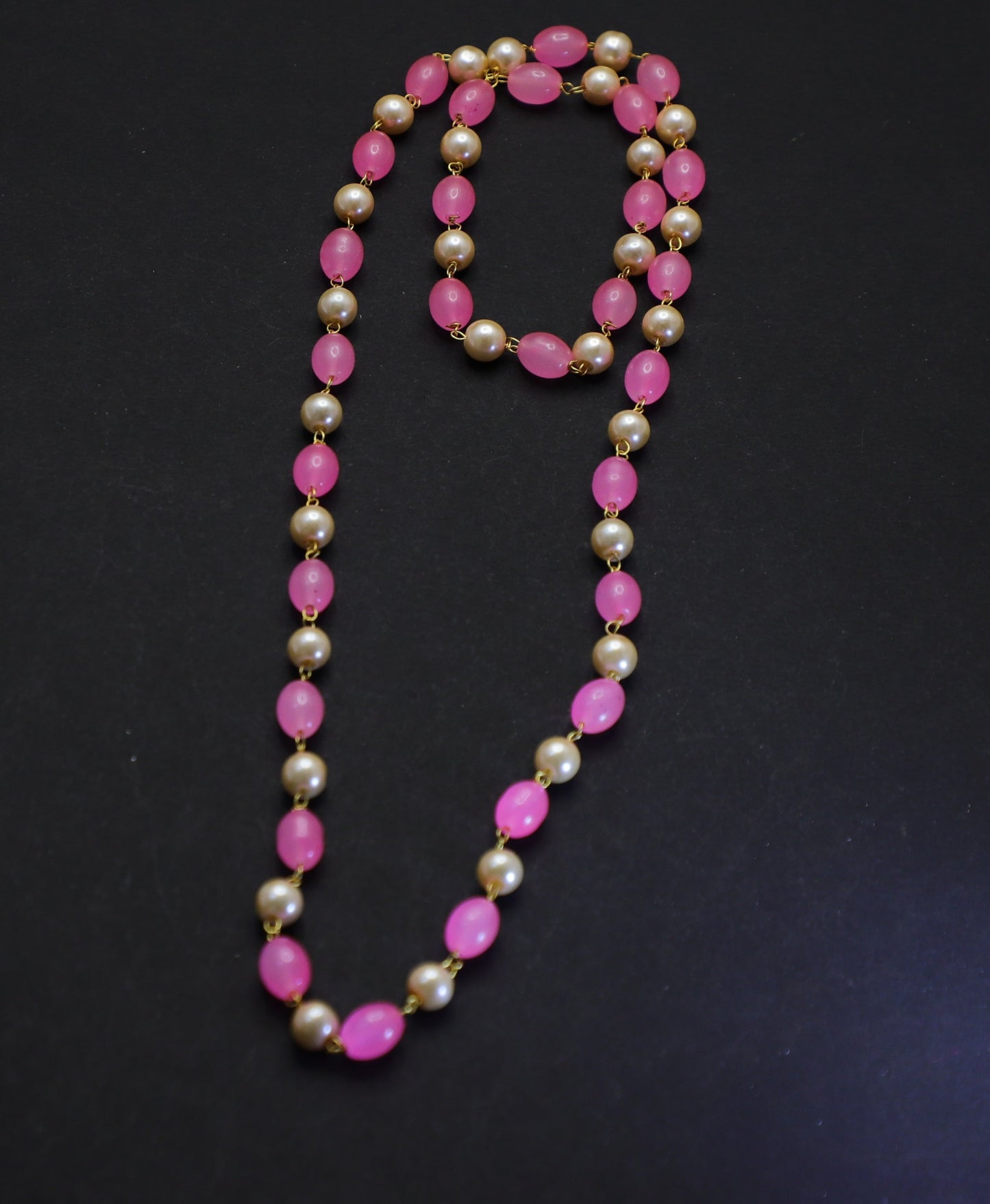 pink pearl mala