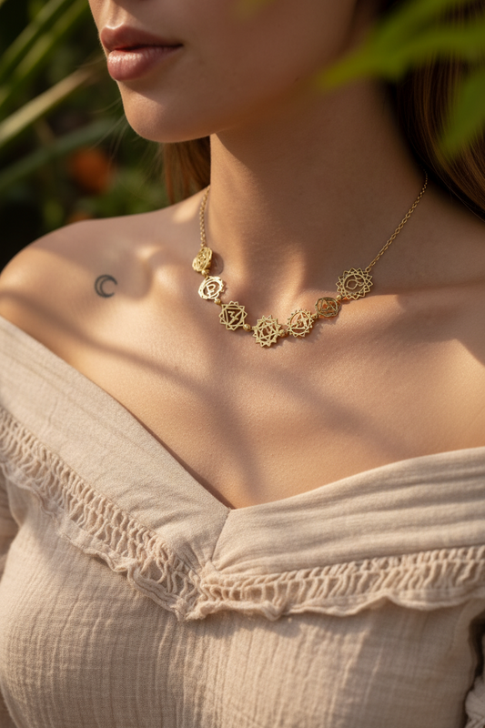 seven chakra necklace