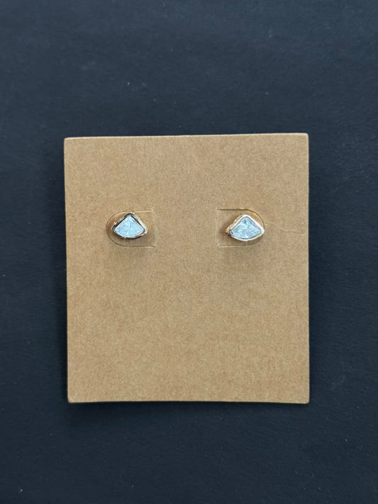 Solitaire Stud Earrings