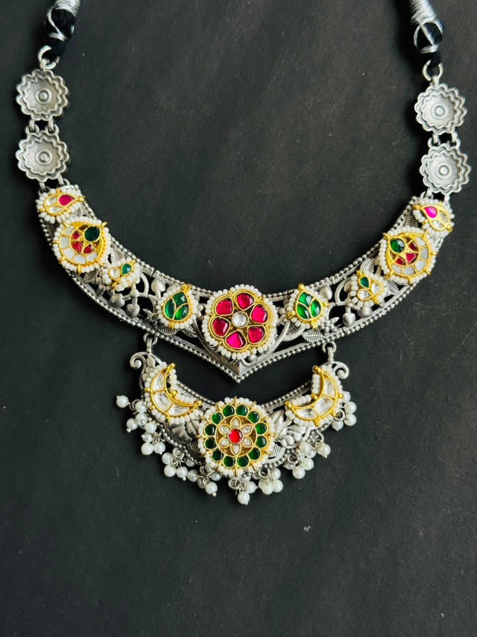 Royal Multicolour Heritage Necklace Set