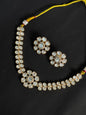 Crystal Bloom Kundan Necklace Set