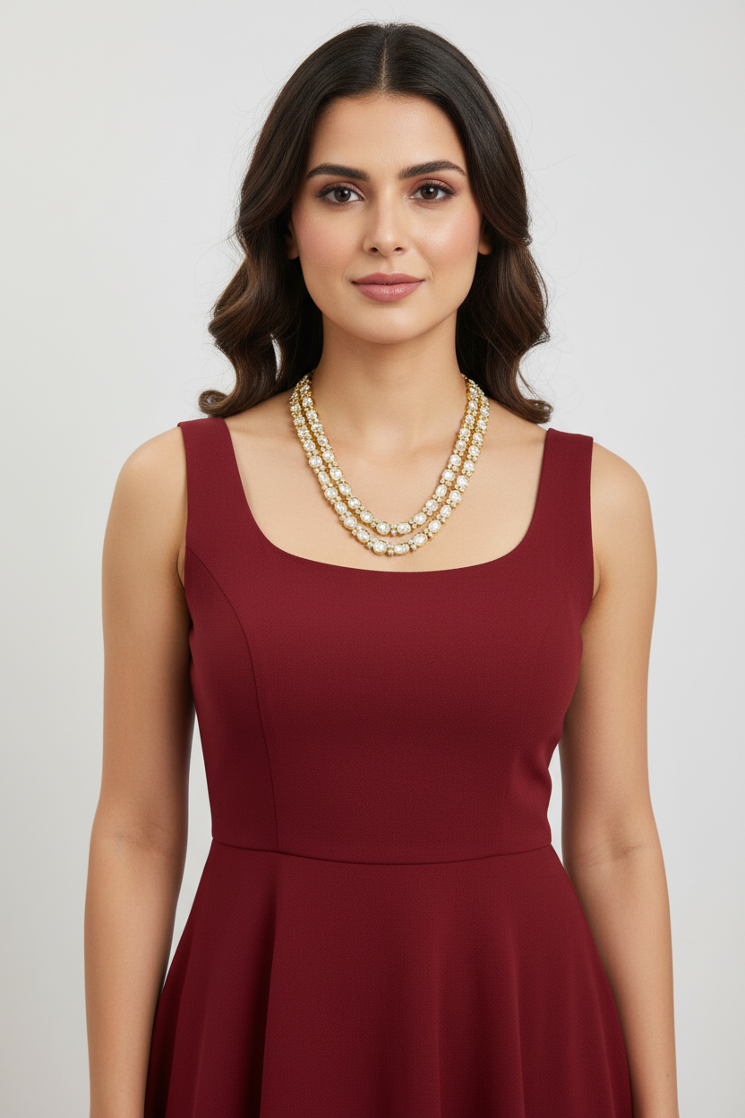 Uncut polki Necklace