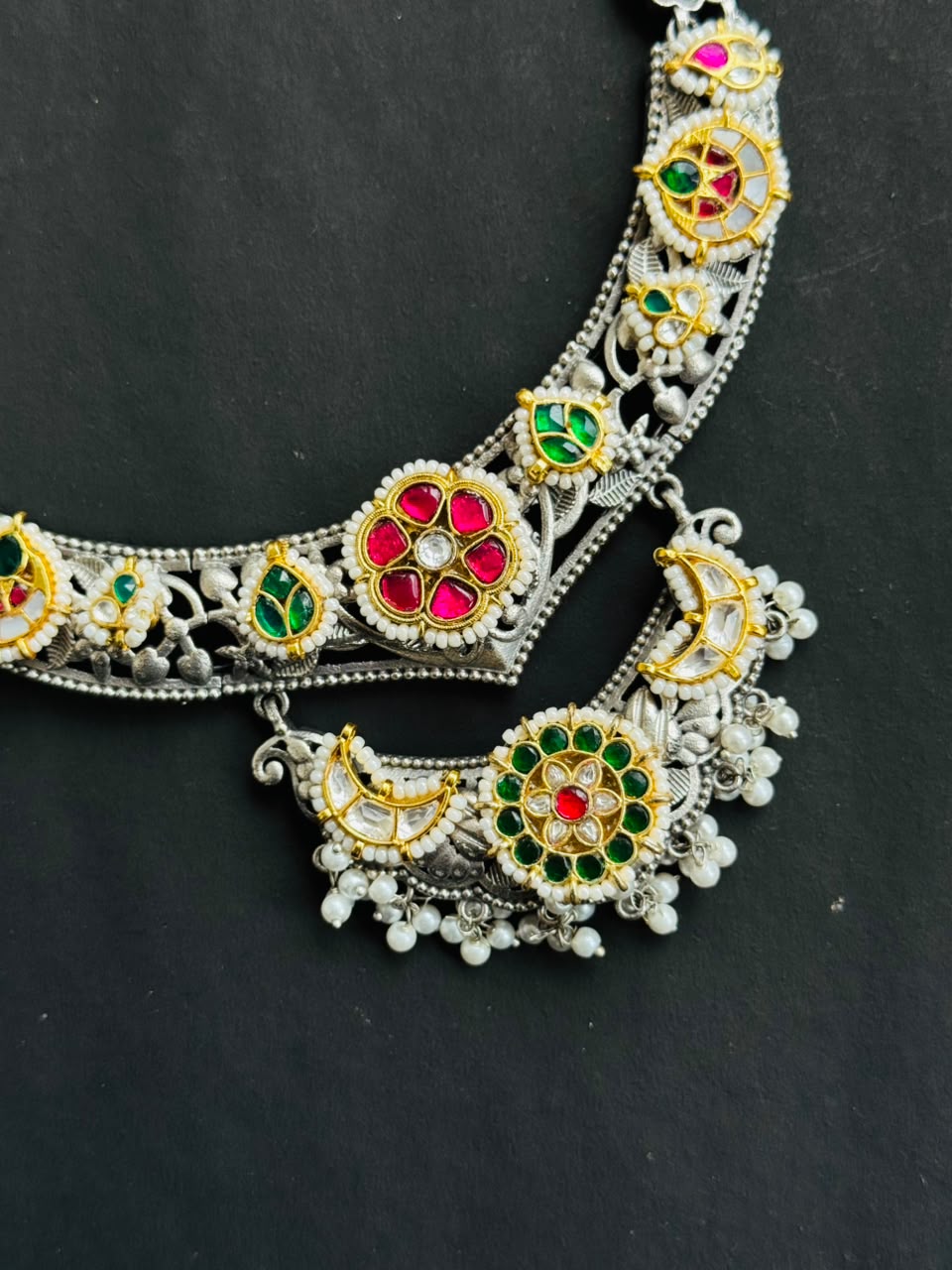 Royal Multicolour Heritage Necklace Set