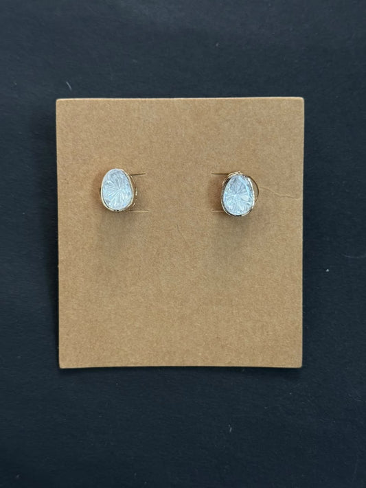 Solitaire Stud Earrings