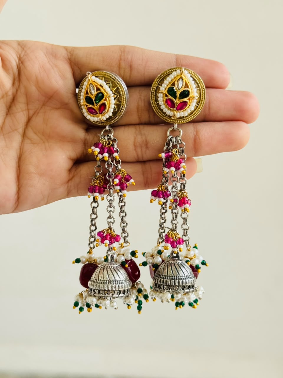 Royal Multicolour Long Necklace Set