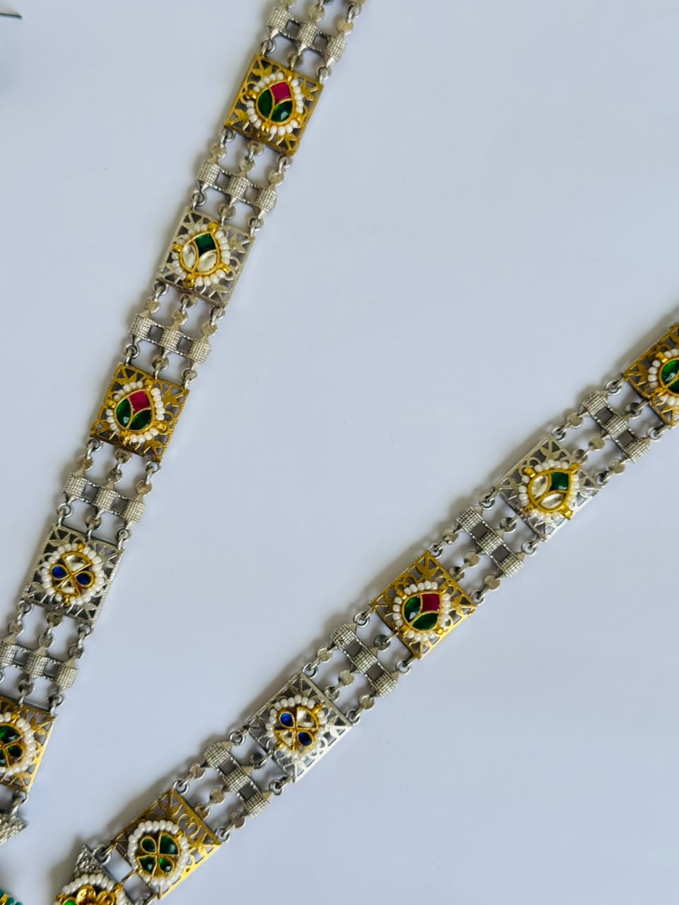 Royal Multicolour Long Necklace Set