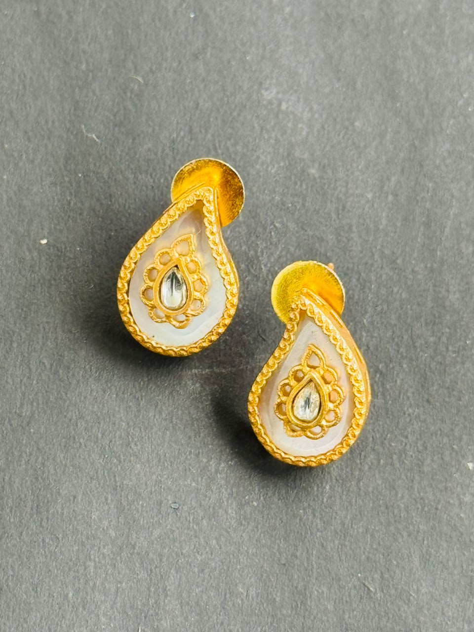 Royal Teardrop Kundan Necklace Set