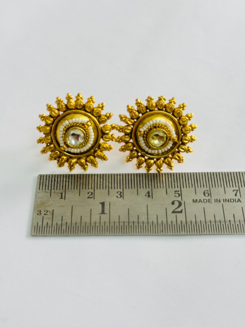 Temple Bloom Heritage Stud Earrings