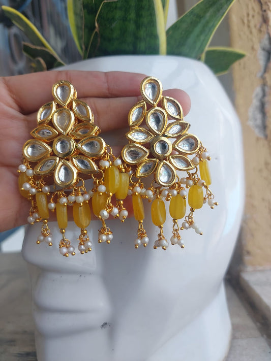 Earring pachi kundan