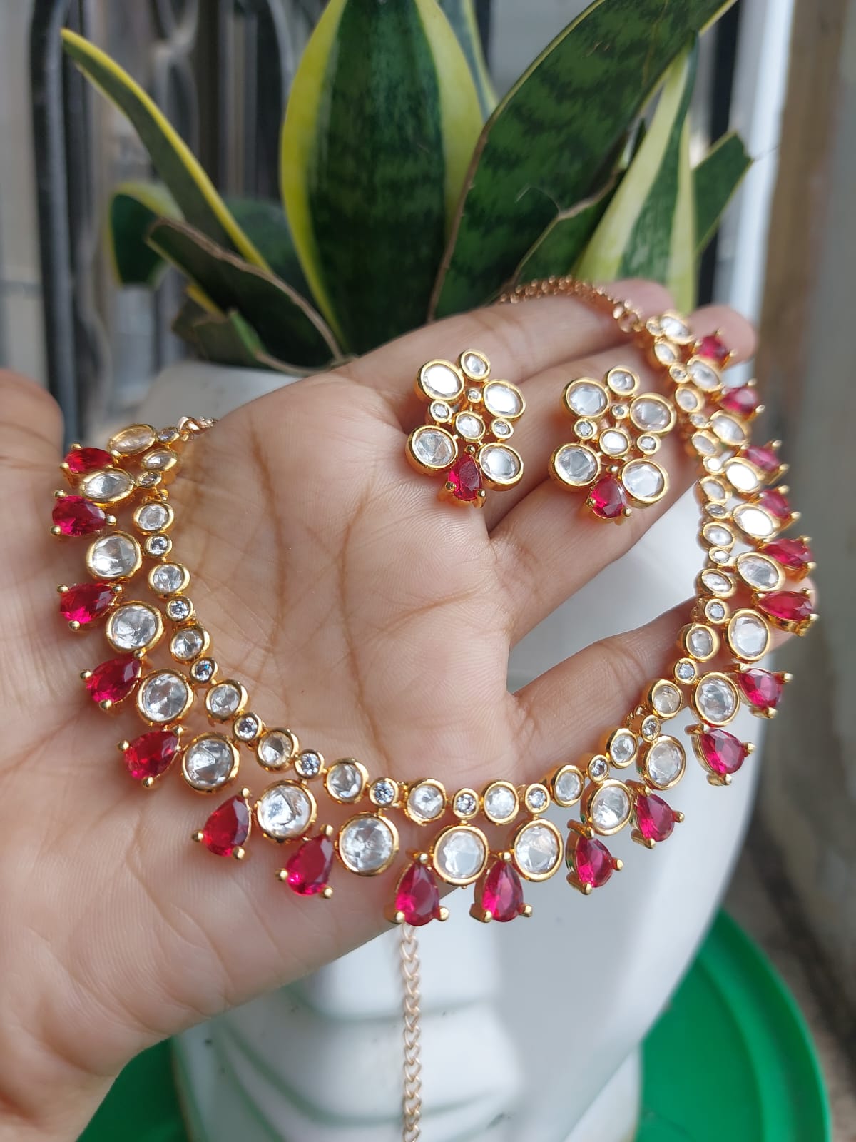 Uncut polki Necklace