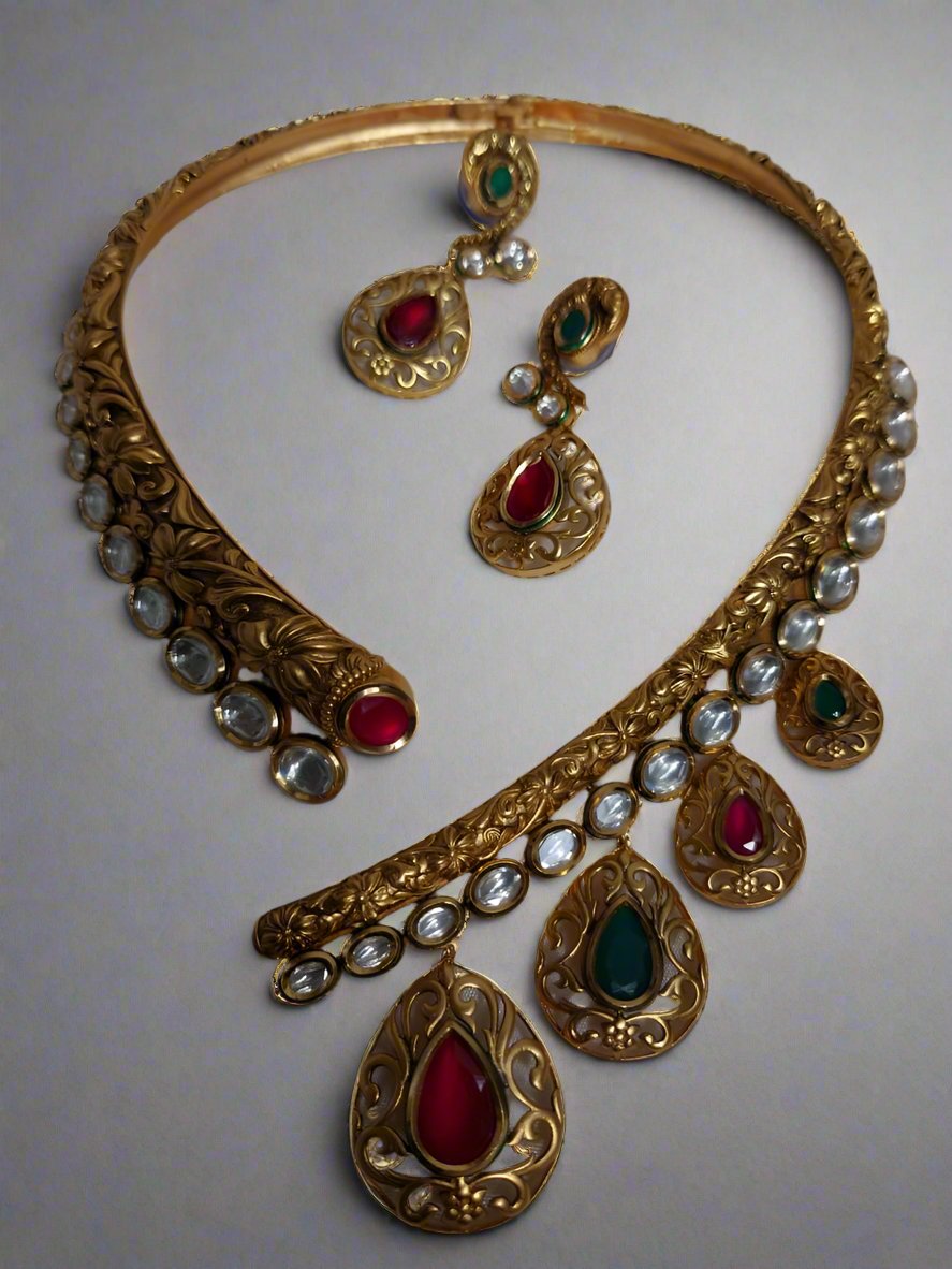 Uncut polki Necklace