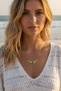 Emerald Wings Necklace