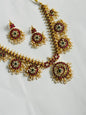 Jadau temple necklace