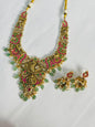 Jadau temple necklace
