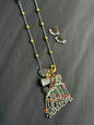 Peacock Heritage Long Necklace Set