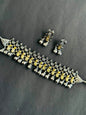 Oxidized Silver Choker Set
