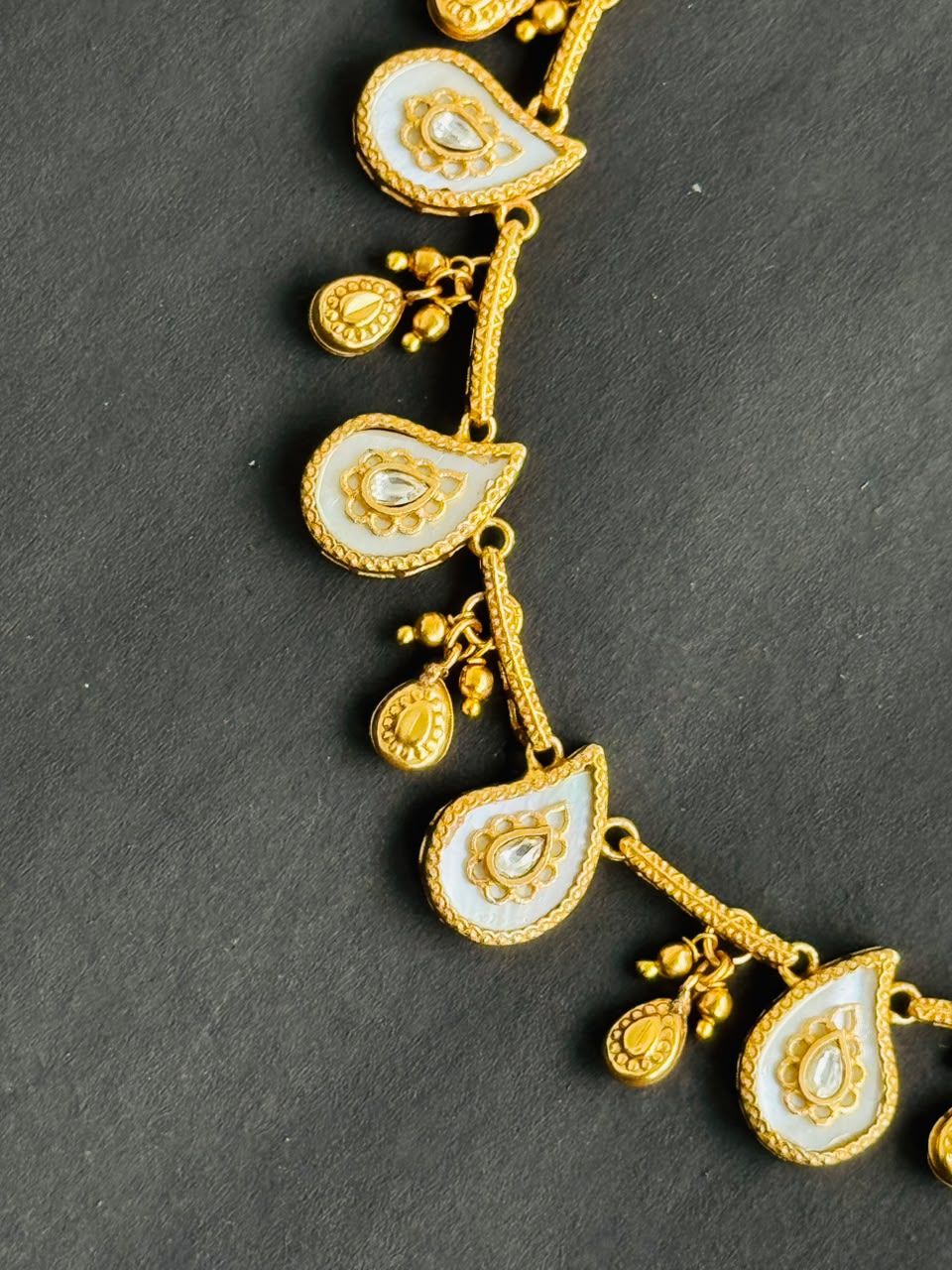 Royal Teardrop Kundan Necklace Set