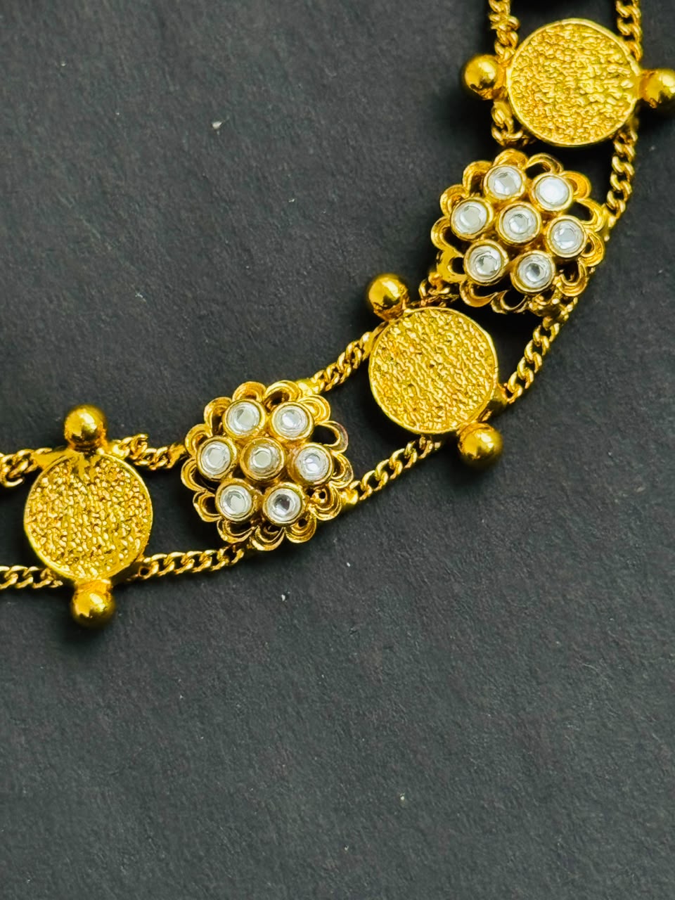 Pearl Bloom Gold Necklace Set