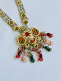 Royal Multicolour Long Necklace Set