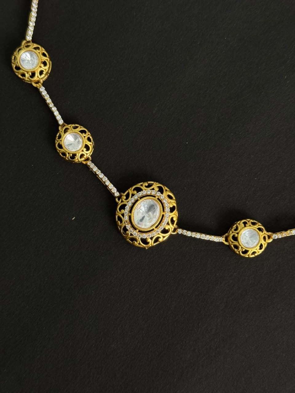 Royal Filigree Kundan Necklace Set