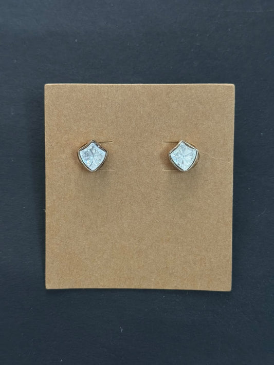 Solitaire Stud Earrings