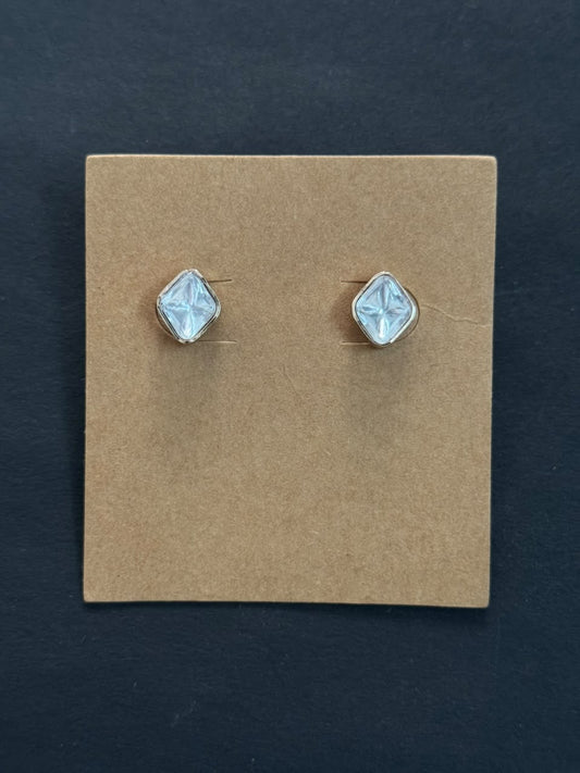 Solitaire Stud Earrings