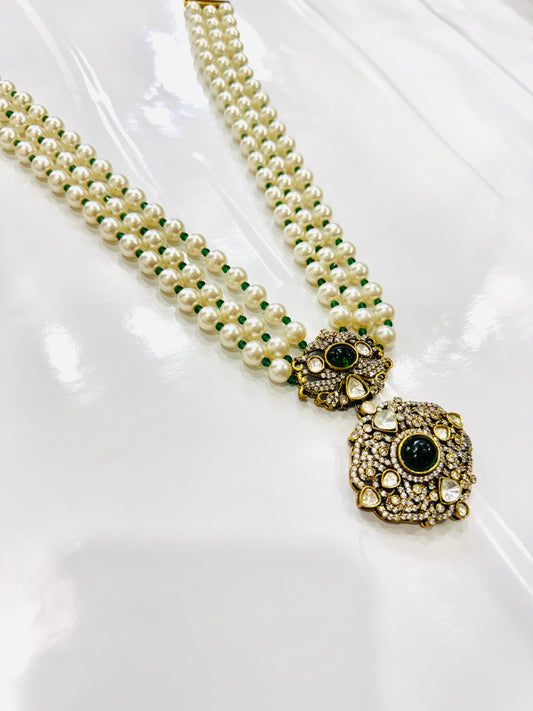 Polki  Pearl Necklace