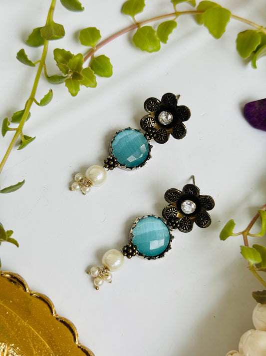 Dual tone Earring