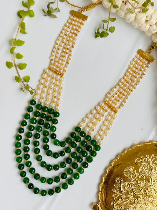pearl mala green