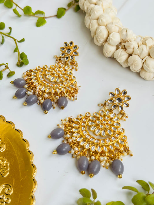 Earring pachi kundan