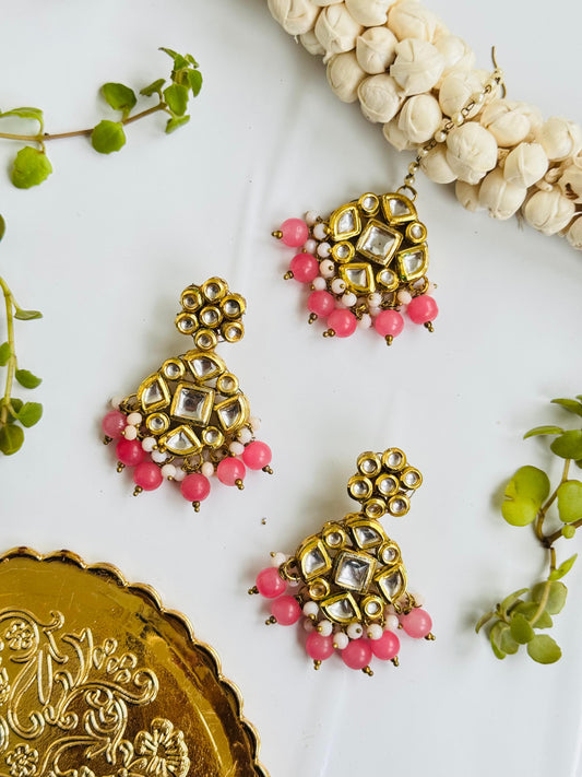 Earring pachi kundan