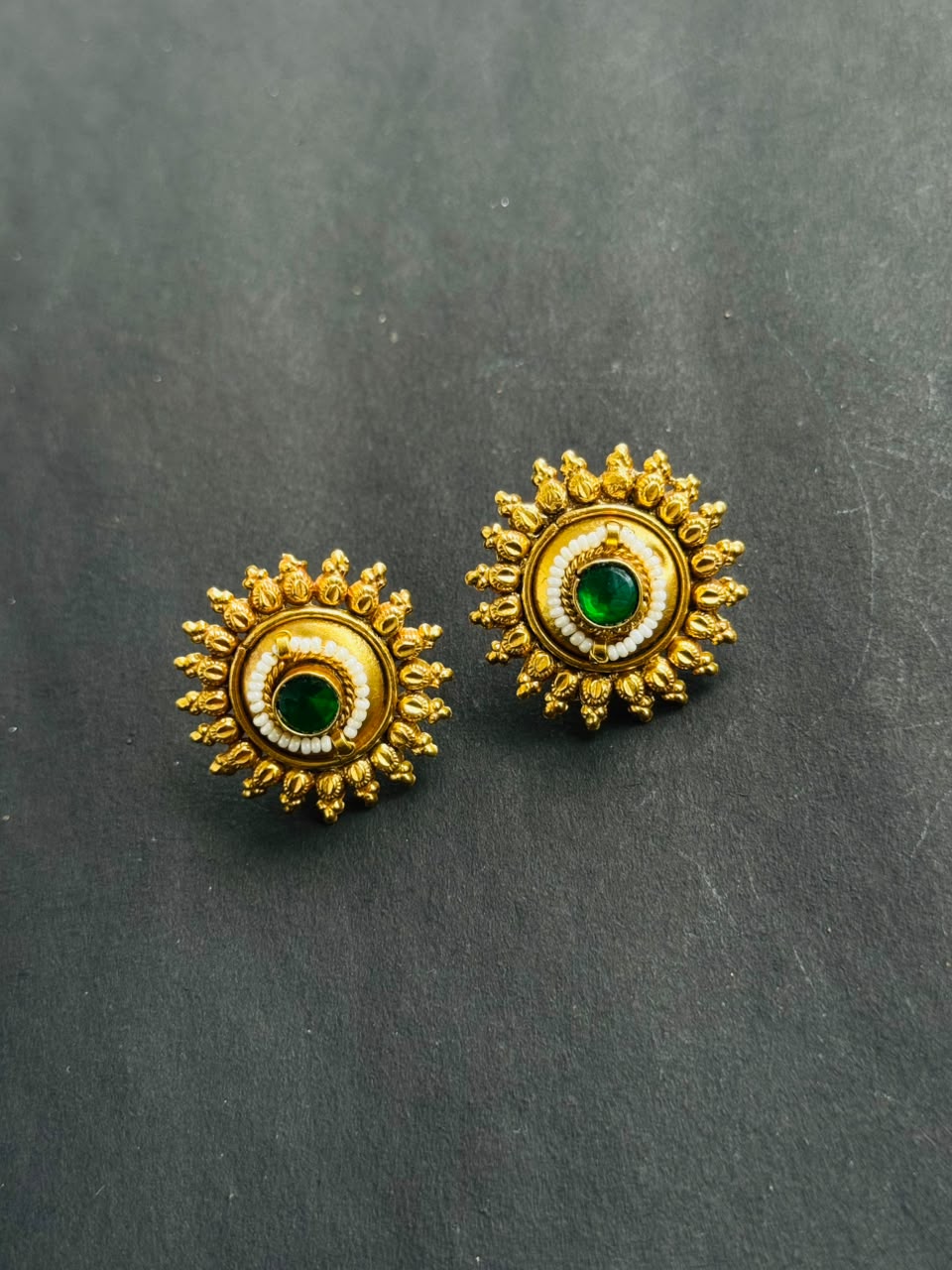 Temple Bloom Heritage Stud Earrings