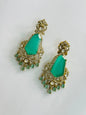 Mint Luxe Statement Earrings