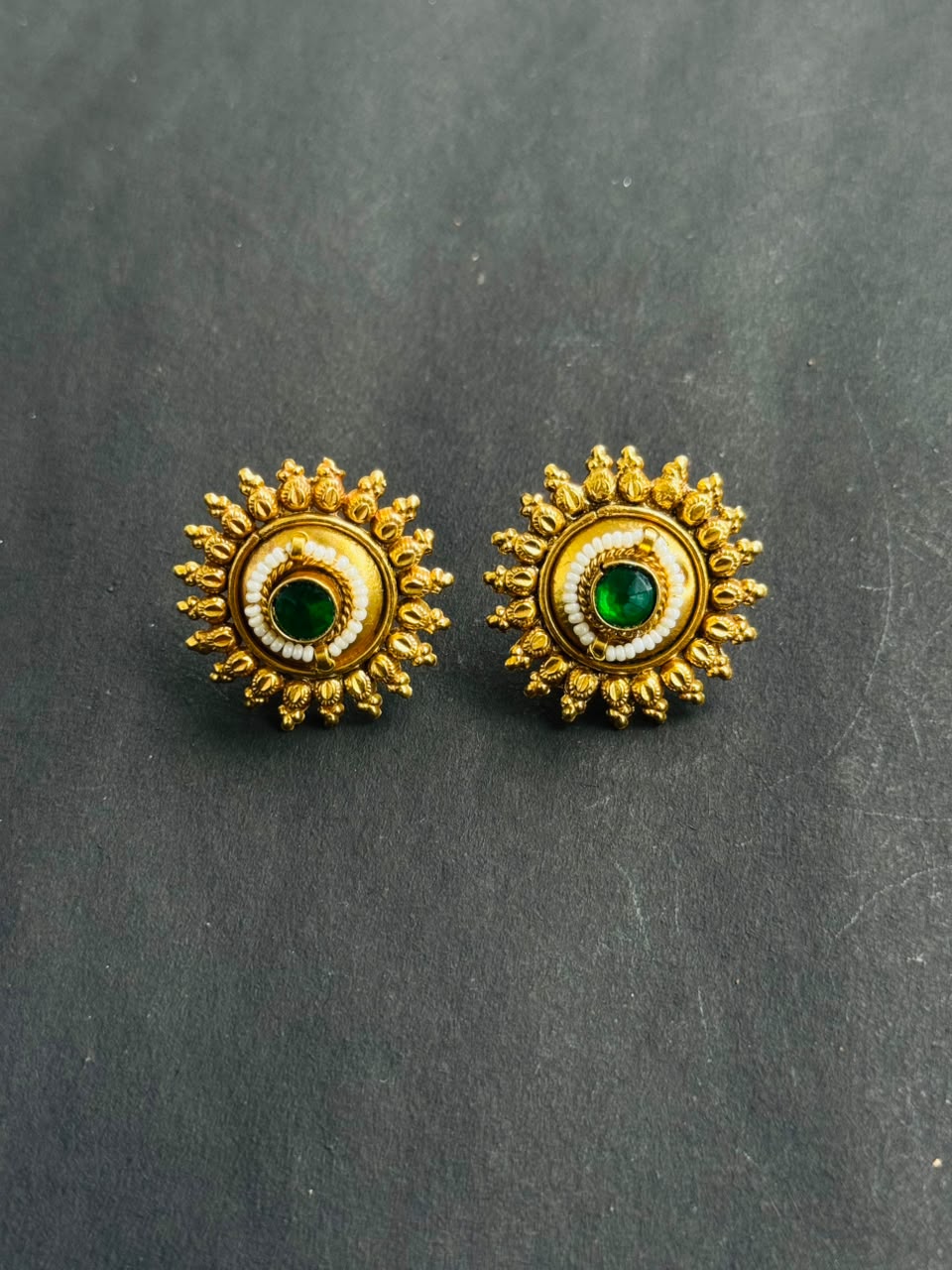 Temple Bloom Heritage Stud Earrings