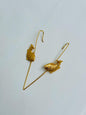 Ear pin earcuff gold silver